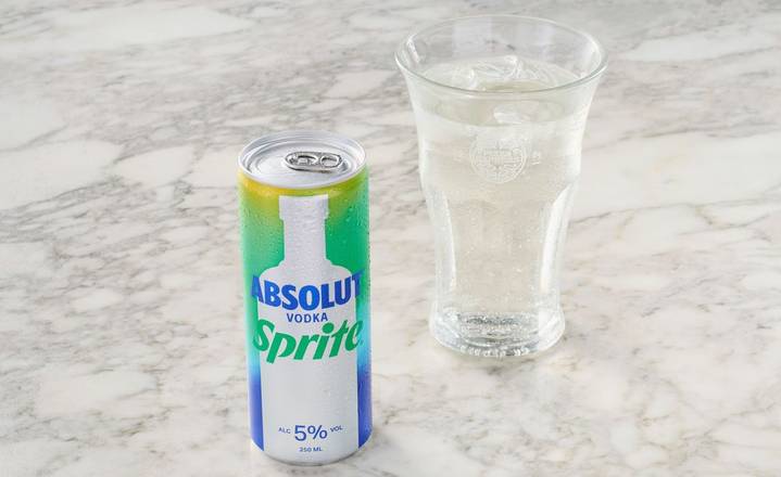 NEW Absolut Vodka & Sprite (250ml) (V) (Ve) (GF)