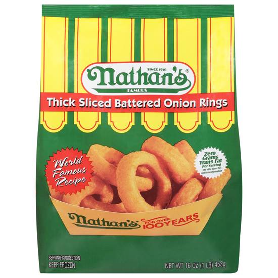 Nathan's Thick Sliced Battered Onion Rings