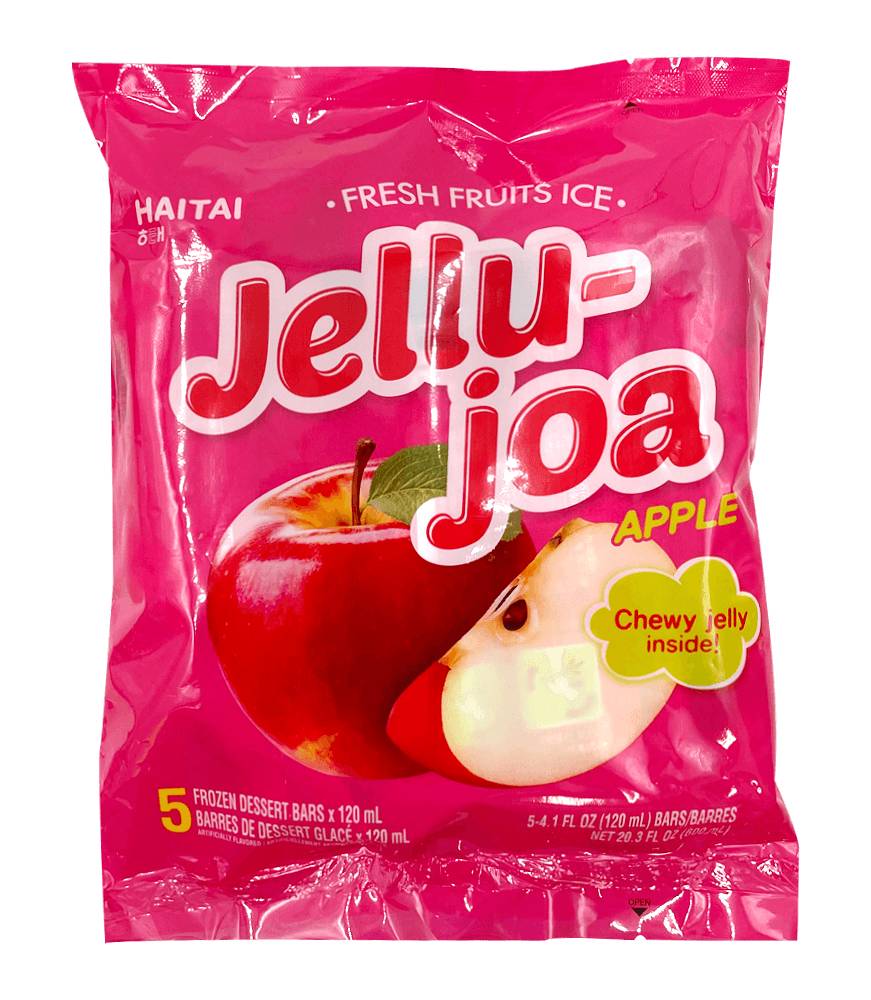 Haitai Jellu Joa Chewy Jelly Bars, Apple (20.3 fl oz, 5 ct)