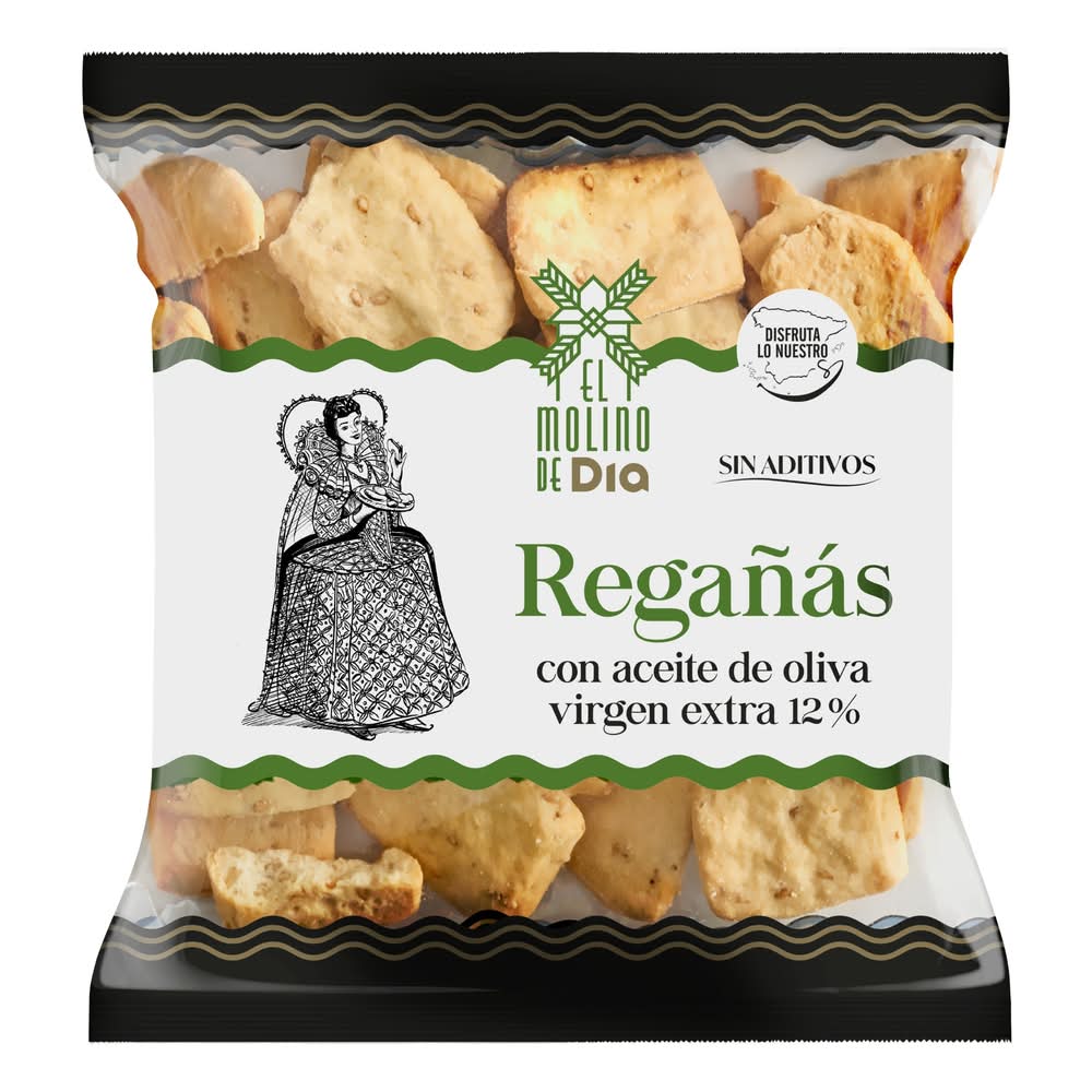 Regañás Con Aceite De Oliva Virgen Extra El Molino De Dia Bolsa 150 G
