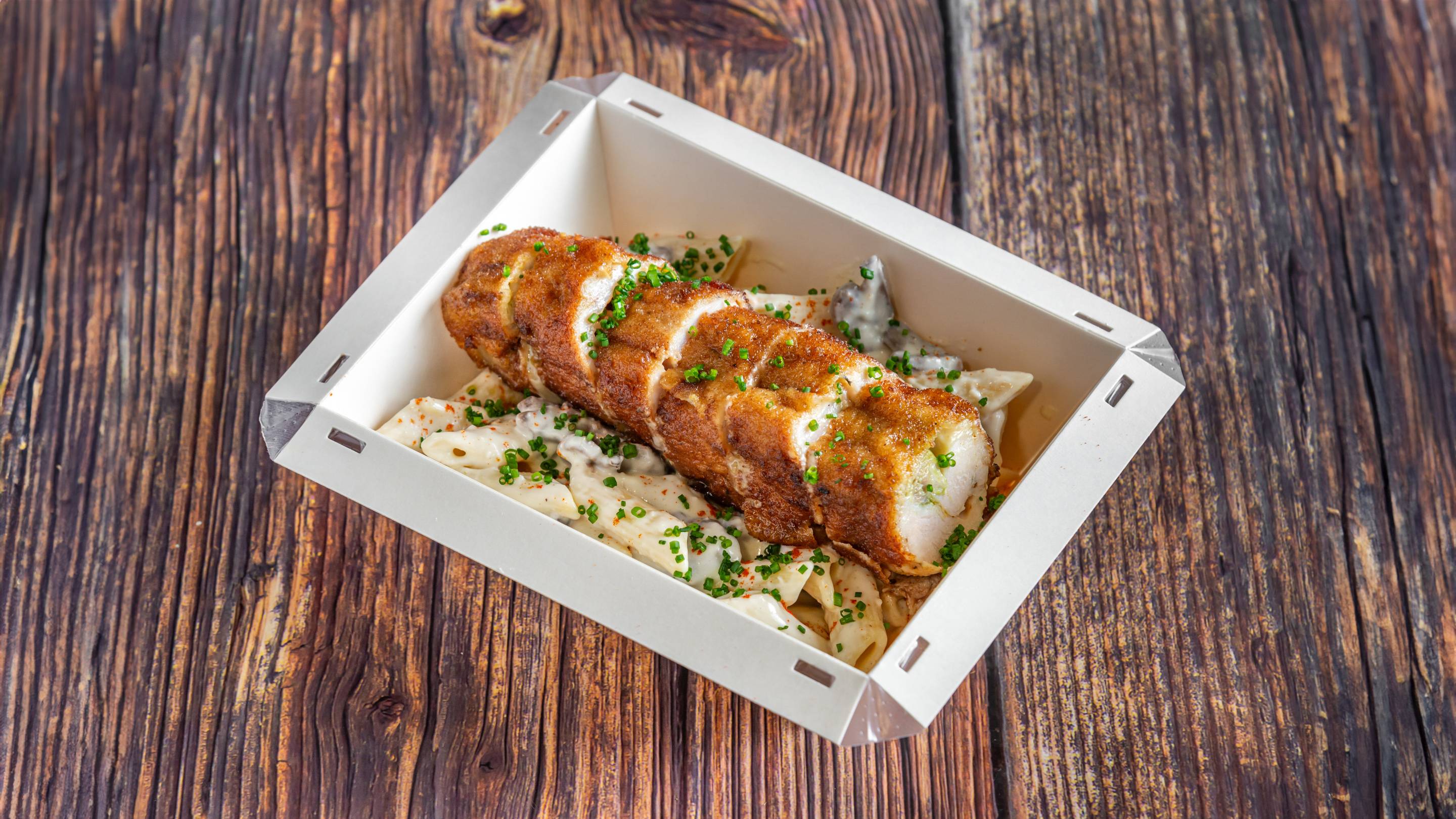 🍗 Cordons Bleu de Volaille Roulé et Pâtes Sauce Forestière