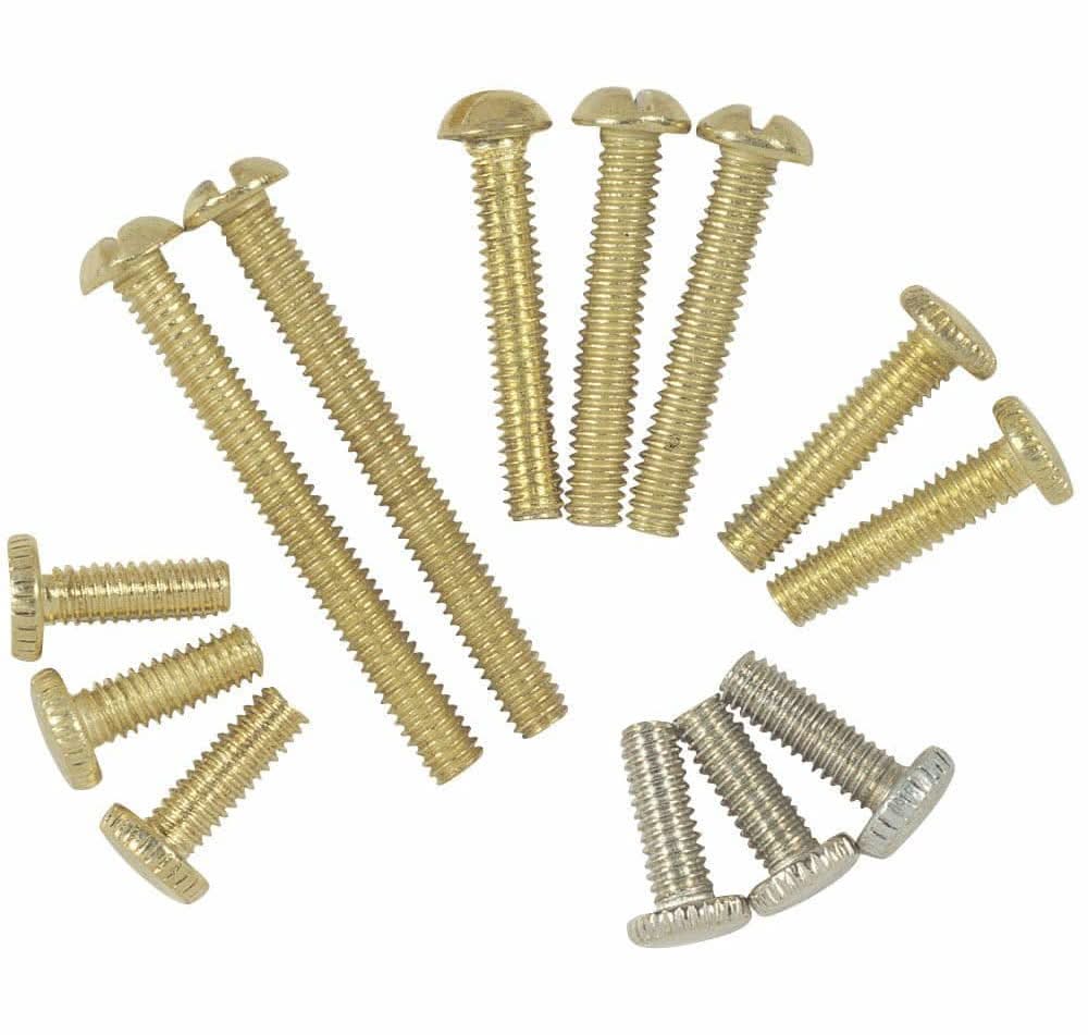 Commercial Electric Assorted Fixture Screws (13-Piece)