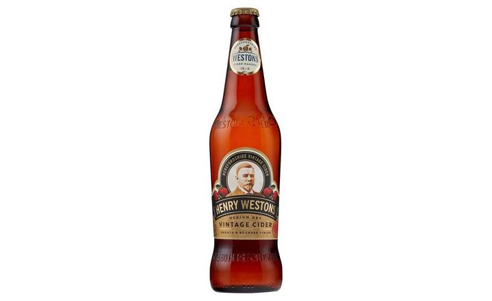 Henry Westons Vintage Cider Bottle 500ml (376025)
