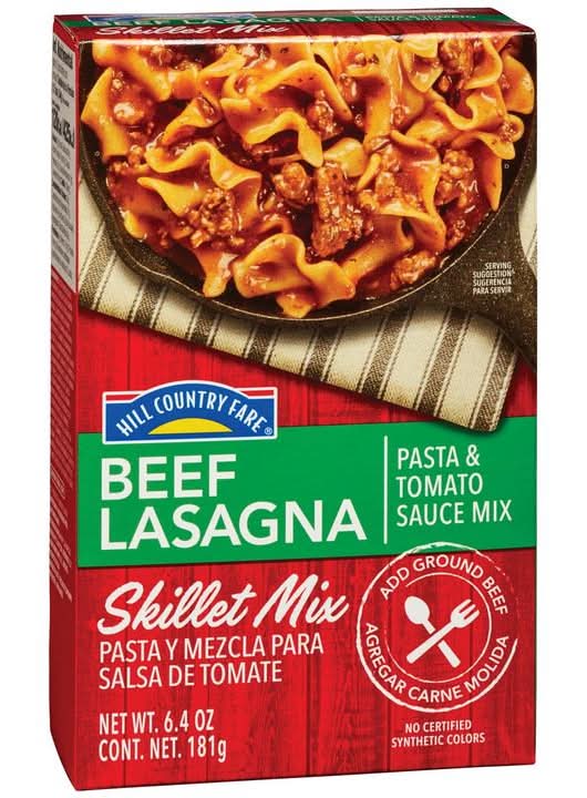 Hill Country Fare · Pasta lasagna (181 g)