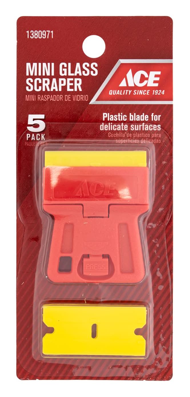 ACE 0.19 In. W Plastic Double Edge Scraper