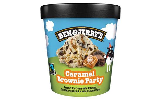 Ben & Jerry's  Ice Cream Caramel Brownie Party 465 ML
