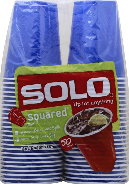 Solo Cups Squared 18oz 50ct