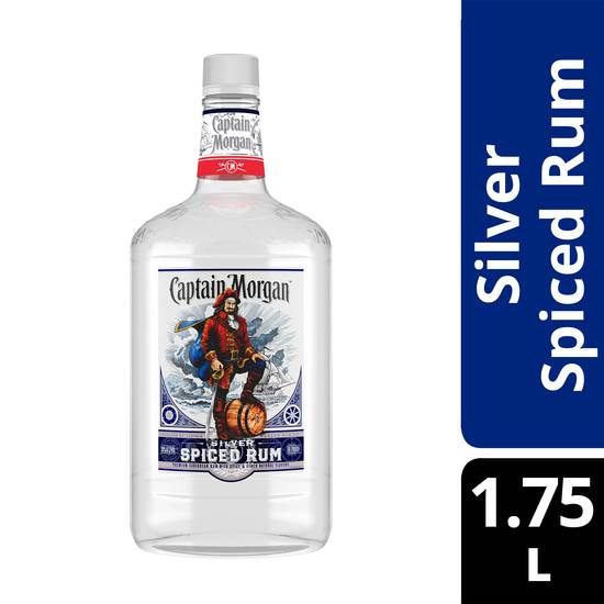 Captain Morgan Silver Spiced Rum (1.75 L)