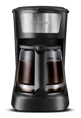Gourmia 12 Cup One Touch Switch Coffee Maker With Auto Keep Warm, Black