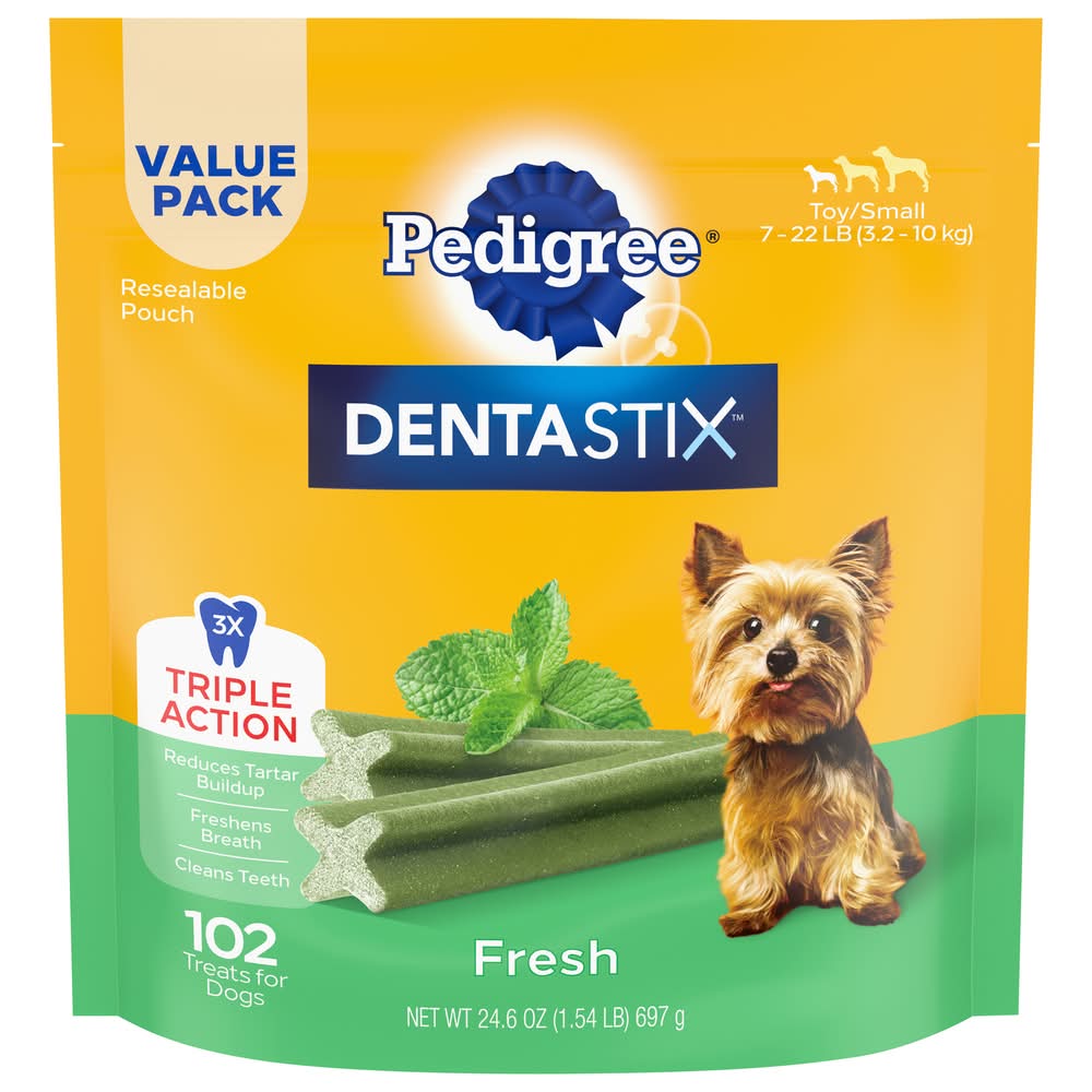 Pedigree Denta Stix Treats For Dogs (24.6 oz, 102 ct)