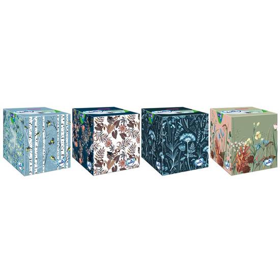 Boîte de mouchoirs cubique Lotus x48