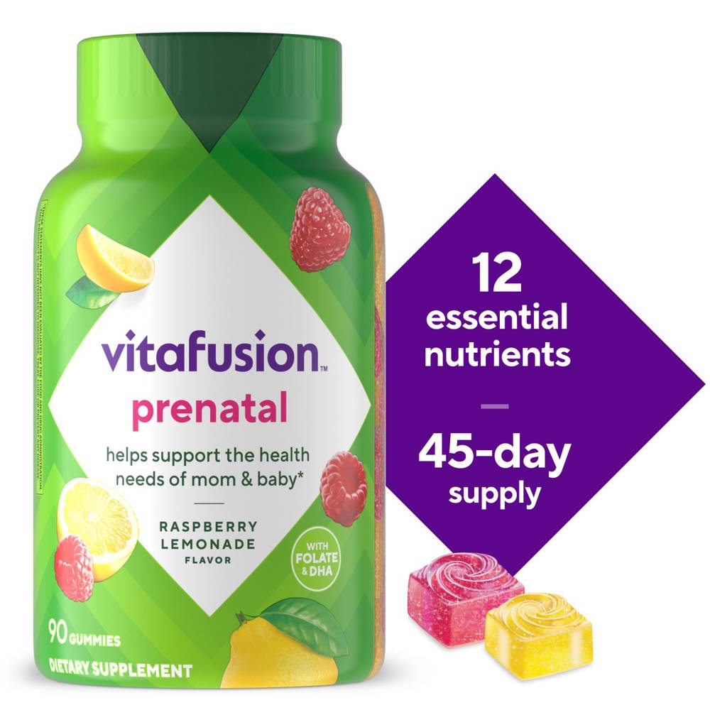 Vitafusion Prenatal Dha Folic Acid & Multivitamin (90 g)