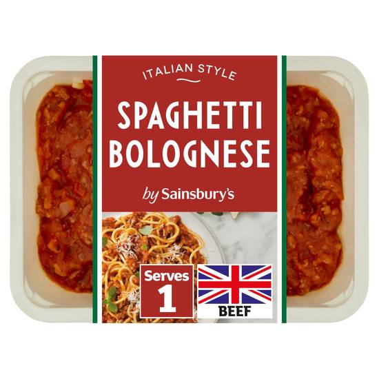 Sainsbury's Spaghetti Bolognese Ready Meal For 1 400g