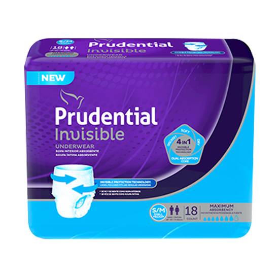 Pañal Invisble Mediano Prudential X 18 Uni