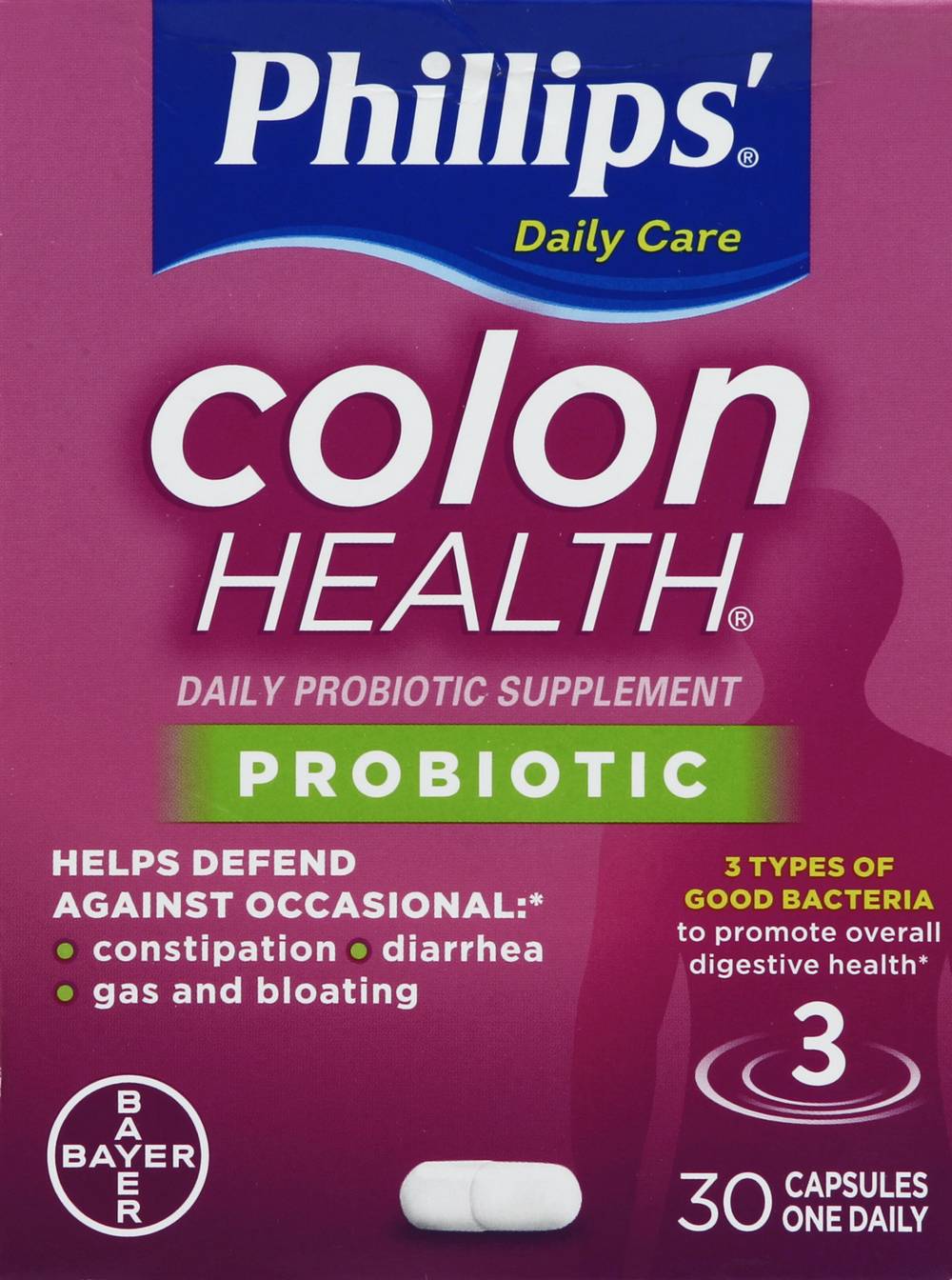 Phillips Colon Health Daily Probiotic 4-in-1 Symptom Defense (4.9 oz)