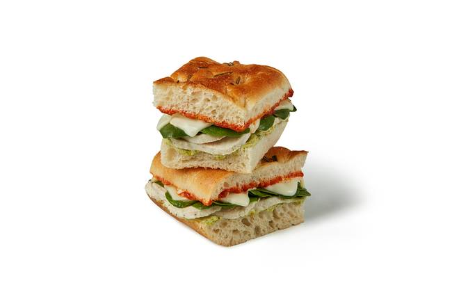 Chicken, Mozzarella & Pesto Focaccia