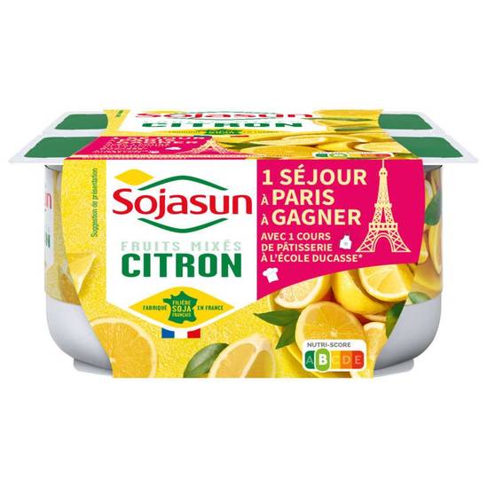 Yaourt au Soja Citron 4x100g Sojasun