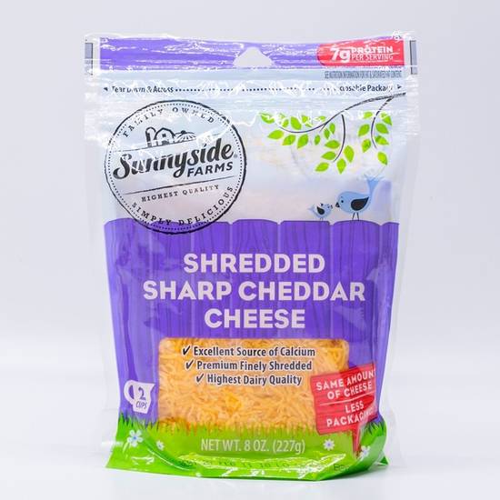 Sunnyside Farms Fancy Shredded Sharp Cheese