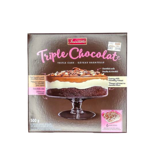 Irresistibles Triple Chocolate Trifle Cake (500 g)
