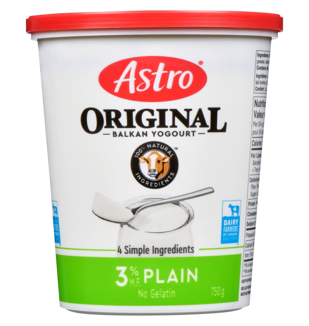 Astro Original Balkan Plain Yogourt (750 g)