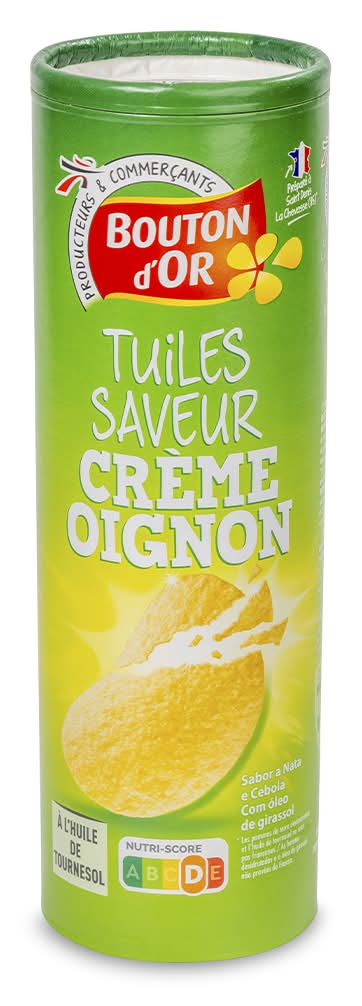 Bouton d' Or - Snack batata sabor natas/cebola, embalagem de 170 g