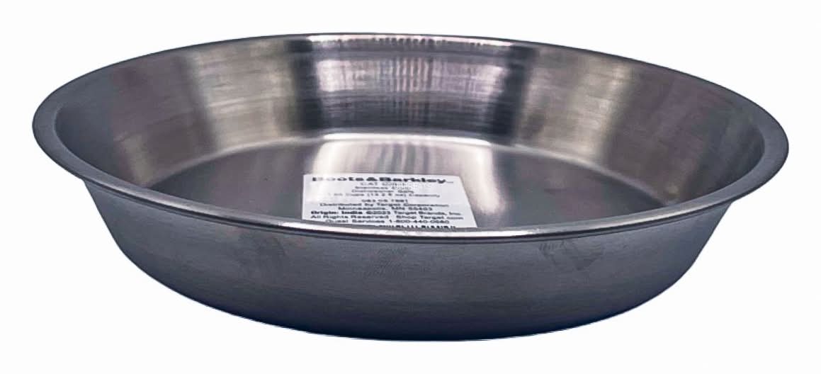 Boots & Barkley Matte Stainless Steel Cat & Dog Dish Bowl
