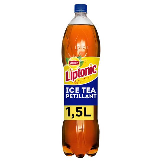 Lipton - Liptonic l'original pétillant boisson au thé citron vert (1.5 L)