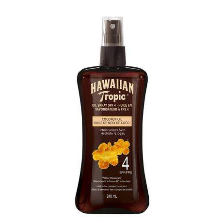 Hawaiian Tropic Moisturizing Tanning Oil Spray Spf 4 (240 ml)
