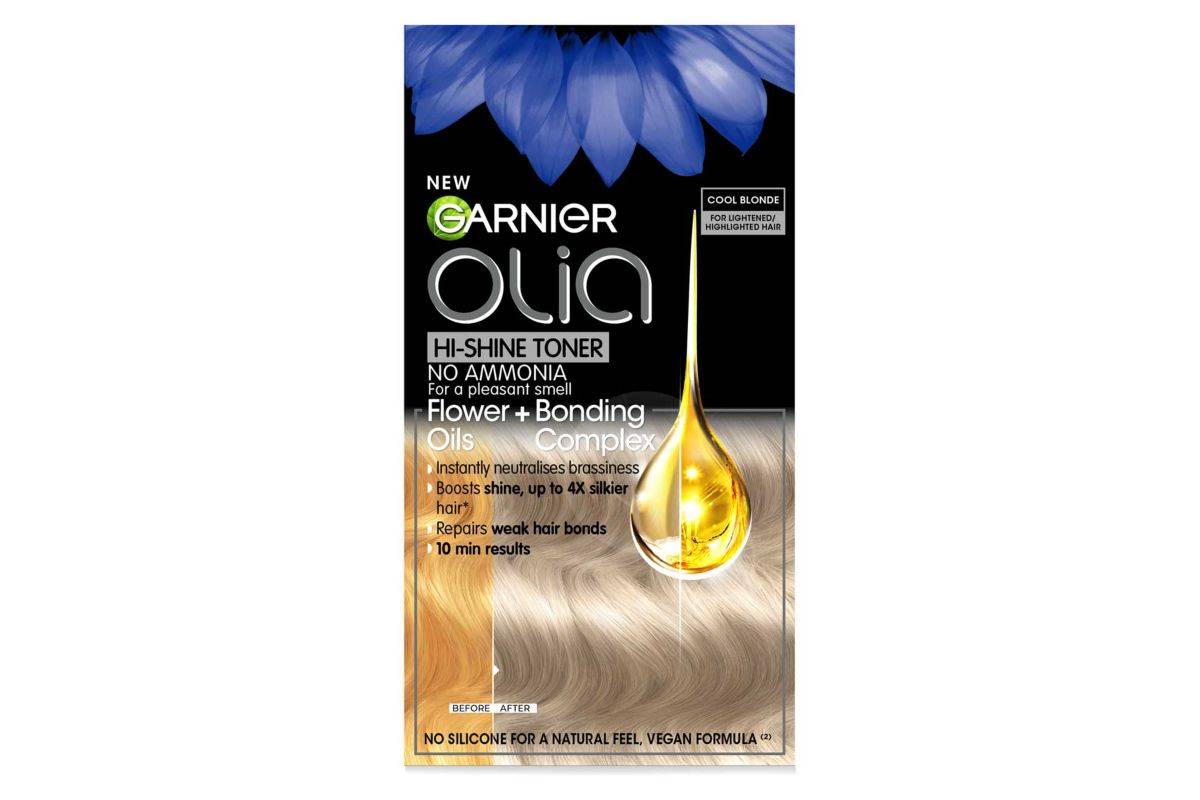 Garnier Olia Hi-Shine Toner Hair Color (9.1 after bleach cool blonde)