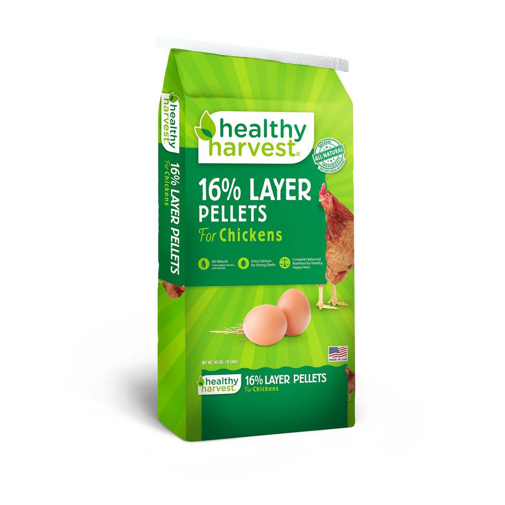 Healthy Harvest® 16% Layer Pellets (Size: 40 Lb)