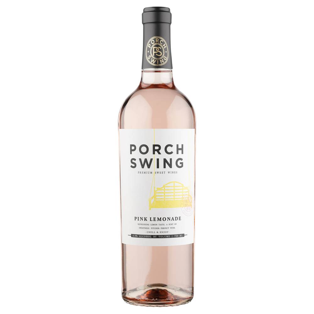 Porch Swing Pink Lemonade Premium Sweet Wine (750ml bottle)