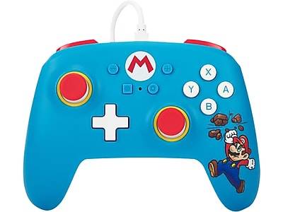 Powera Super Mario Bros Wired Controller (blue)