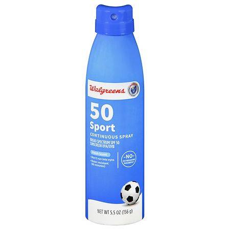 Walgreens Sport Sunscreen Continuous Spray