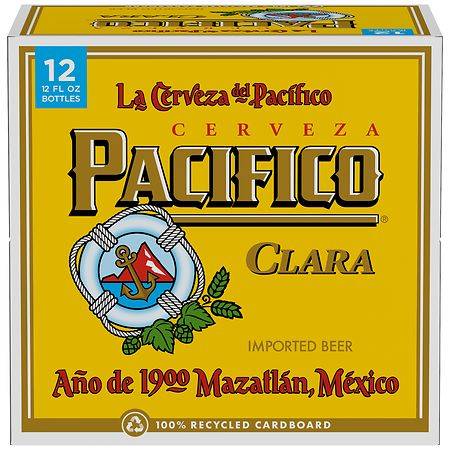 Pacifico Clara Mexican Lager Beer (12 ct, 12 fl oz)