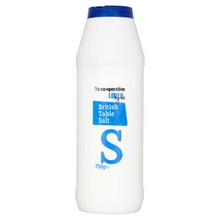 Co-op British Table Salt 750g