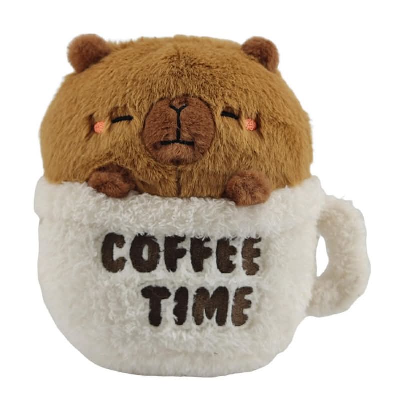 Miniso · Peluche decorativo de felpa mini family mimi bara coffee time