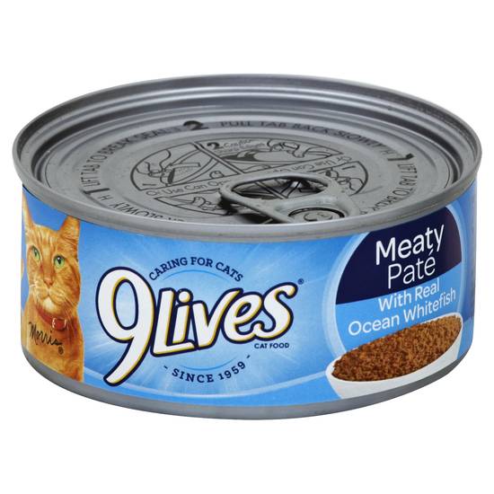 9 Lives Meaty Plate With Real Ocean Whitefish Cat Food