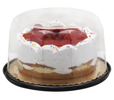 Bakery Cake Strawberry Boston White White Ice Nondairy - Each