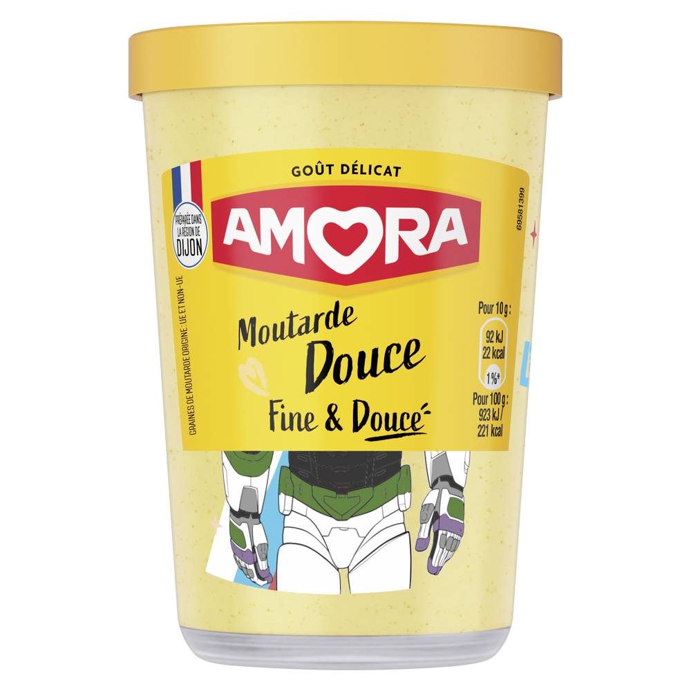 Amora - Moutarde douce verre