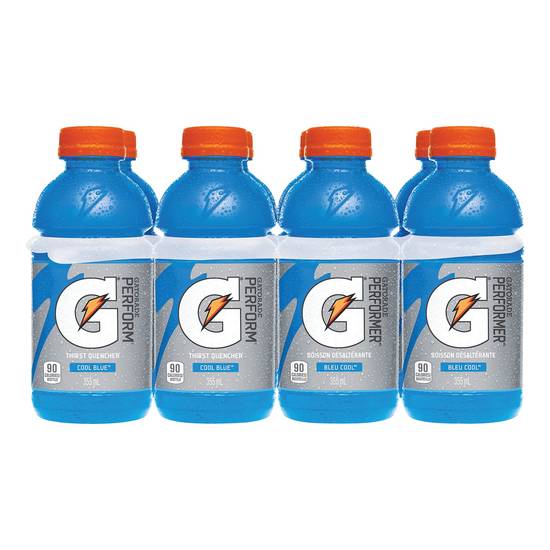 Gatorade boisson désaltérante à saveur bleu cool (8x355 ml) - perform cool blue sports drink (8 x 355 ml)