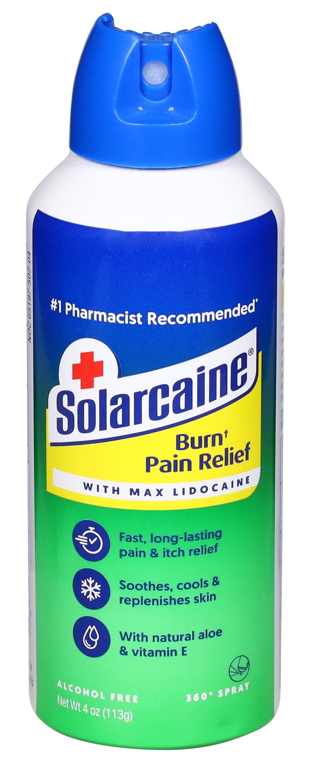 Solarcaine Burn Pain Relief With Max Lidocaine (4 oz)