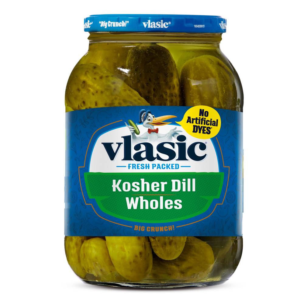 Vlasic Kosher Dill Whole Pickles (46 fl oz)