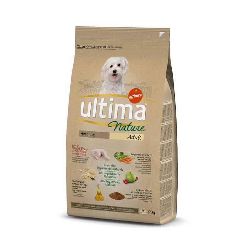 Ultimanature - Croquettes pour chien adulte mini au poulet