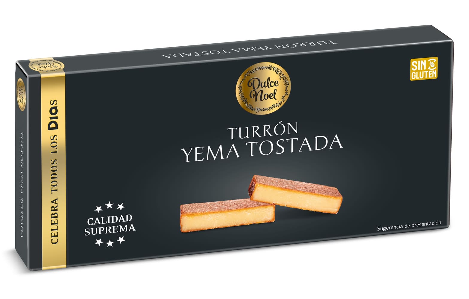 Turrón De Yema Tostada Dulce Noel Dia Caja 150 G