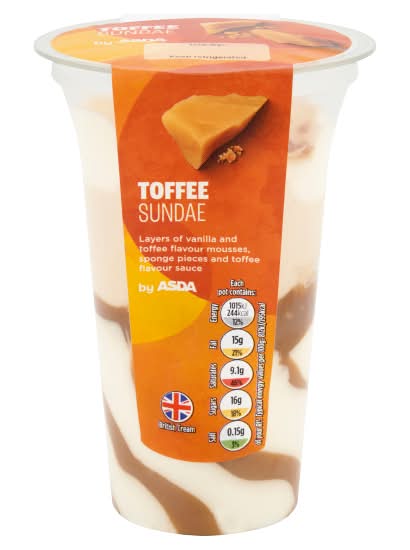 ASDA Toffee Sundae (125g)