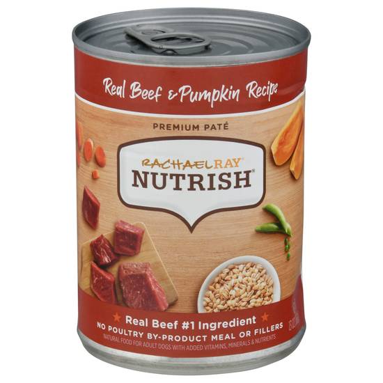 Rachel Ray Nurtrish Premium Pate Real Beef & Pumpkin Recipe Dog Food