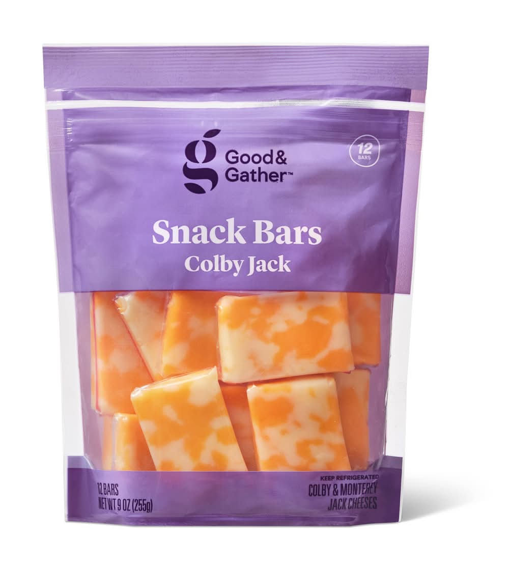Good & Gather Colby Jack Snack Bars (9 oz, 12 ct)