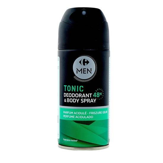 Carrefour Men - Déodorant spray tonic 48h