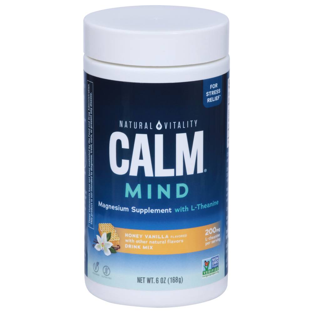 Natural Vitality Calm Mind Honey Vanilla Drink Mix (6 oz)