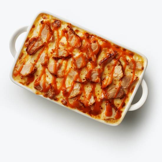 Buffalo Chicken Loaded Mac & Cheese Shared